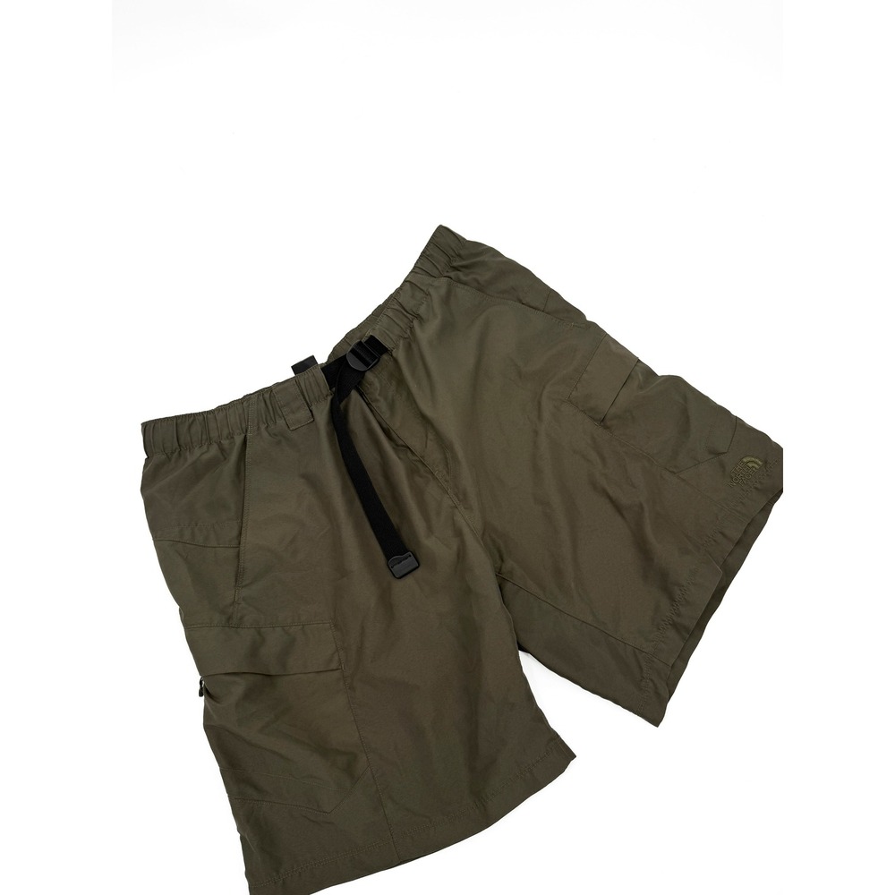 The North Face Shorts Mens 32 Basin Green Quandary Hiking Technical 8 Inseam